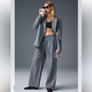 Suit Up Trouser (Long) - Steel Grey / XS